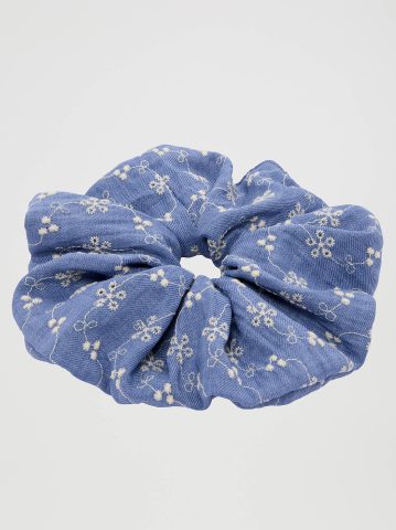 Women's Goody x Lee Large Denim Scrunchie, 1ct