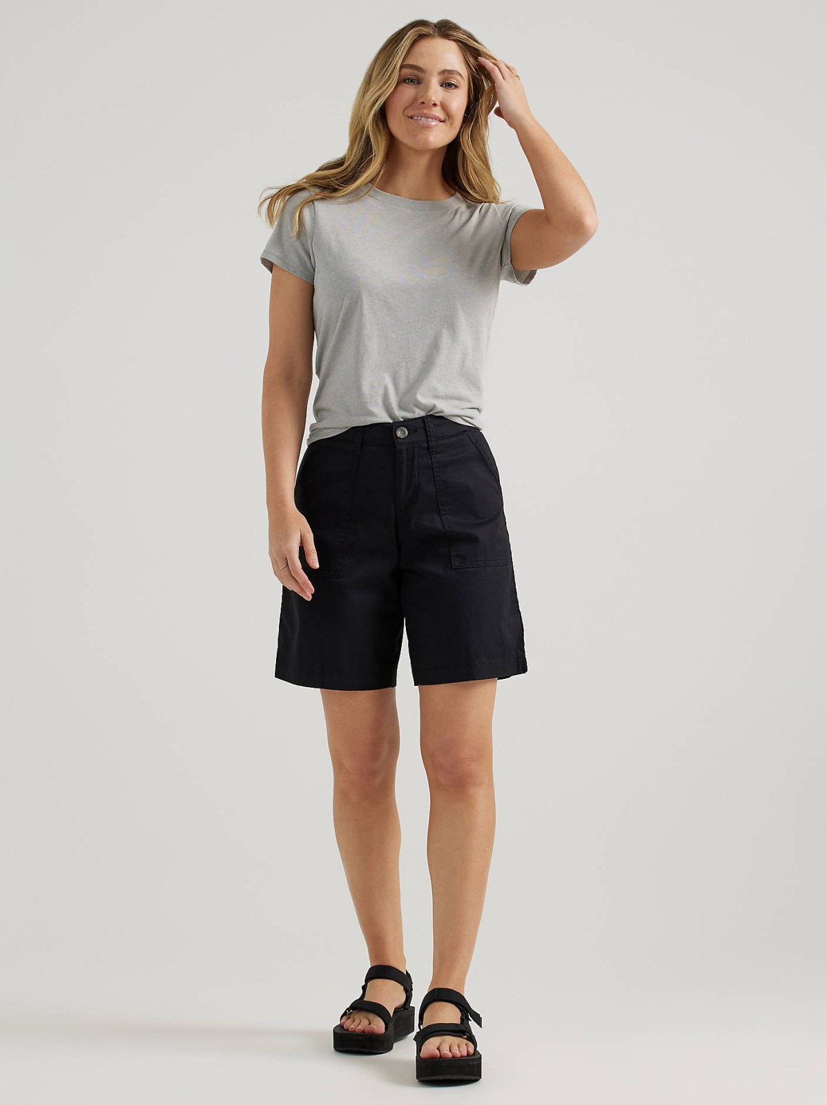 Women's Ultra Lux Comfort with Flex-To-Go Relaxed Fit Utility Bermuda