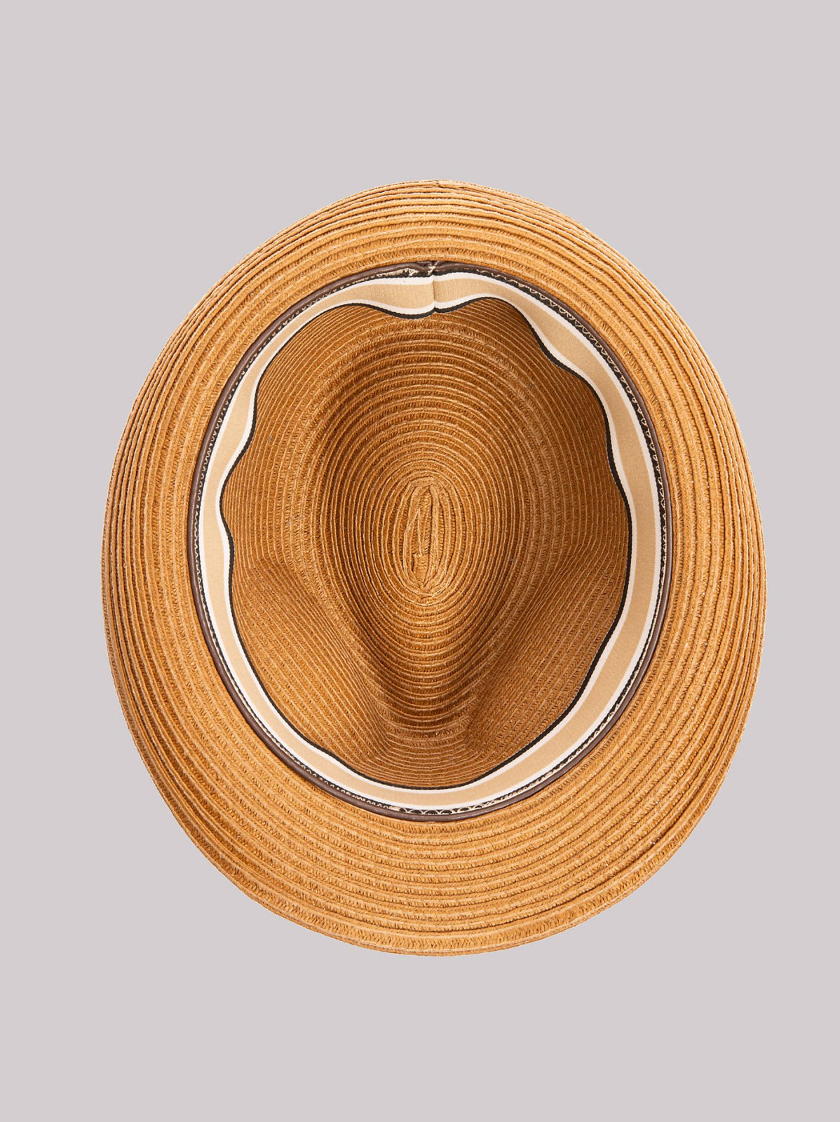 Laced Leather Band Straw Fedora - view 7