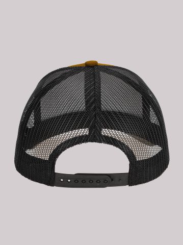 Men's Rubber Logo Patch Mesh Hat