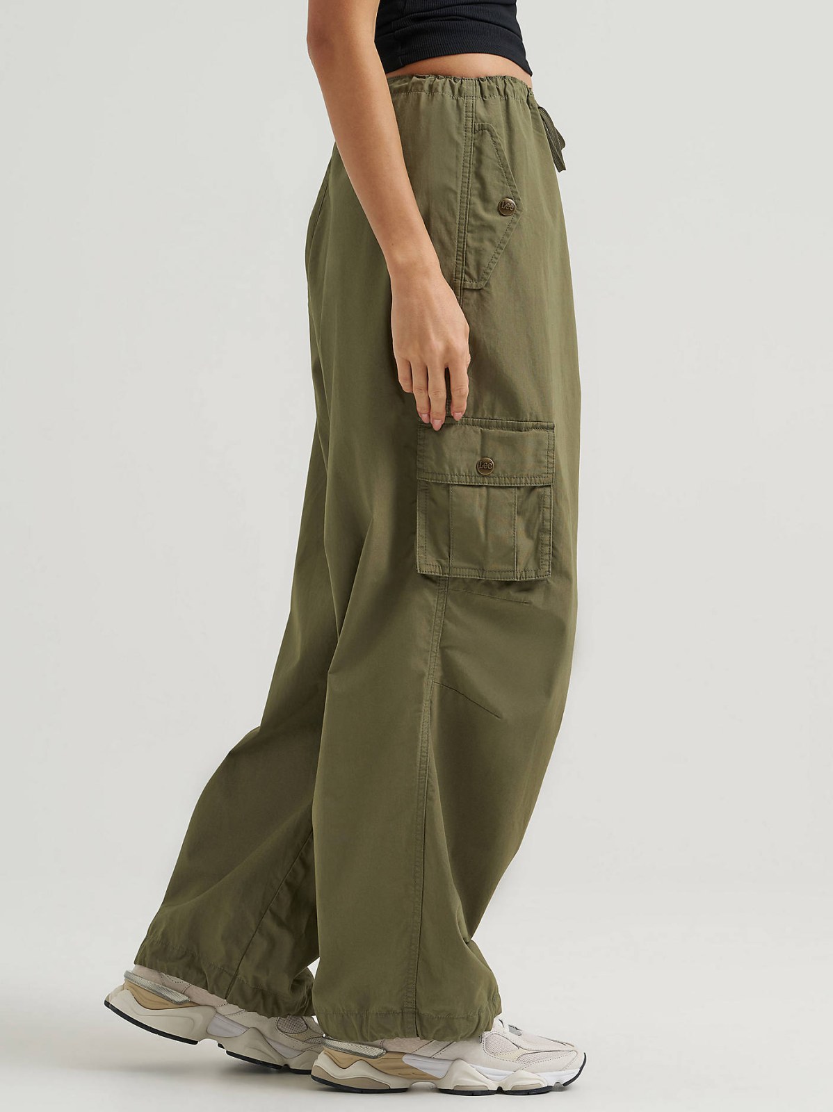 Women's Low Rise Drawstring Parachute Pant - view 6