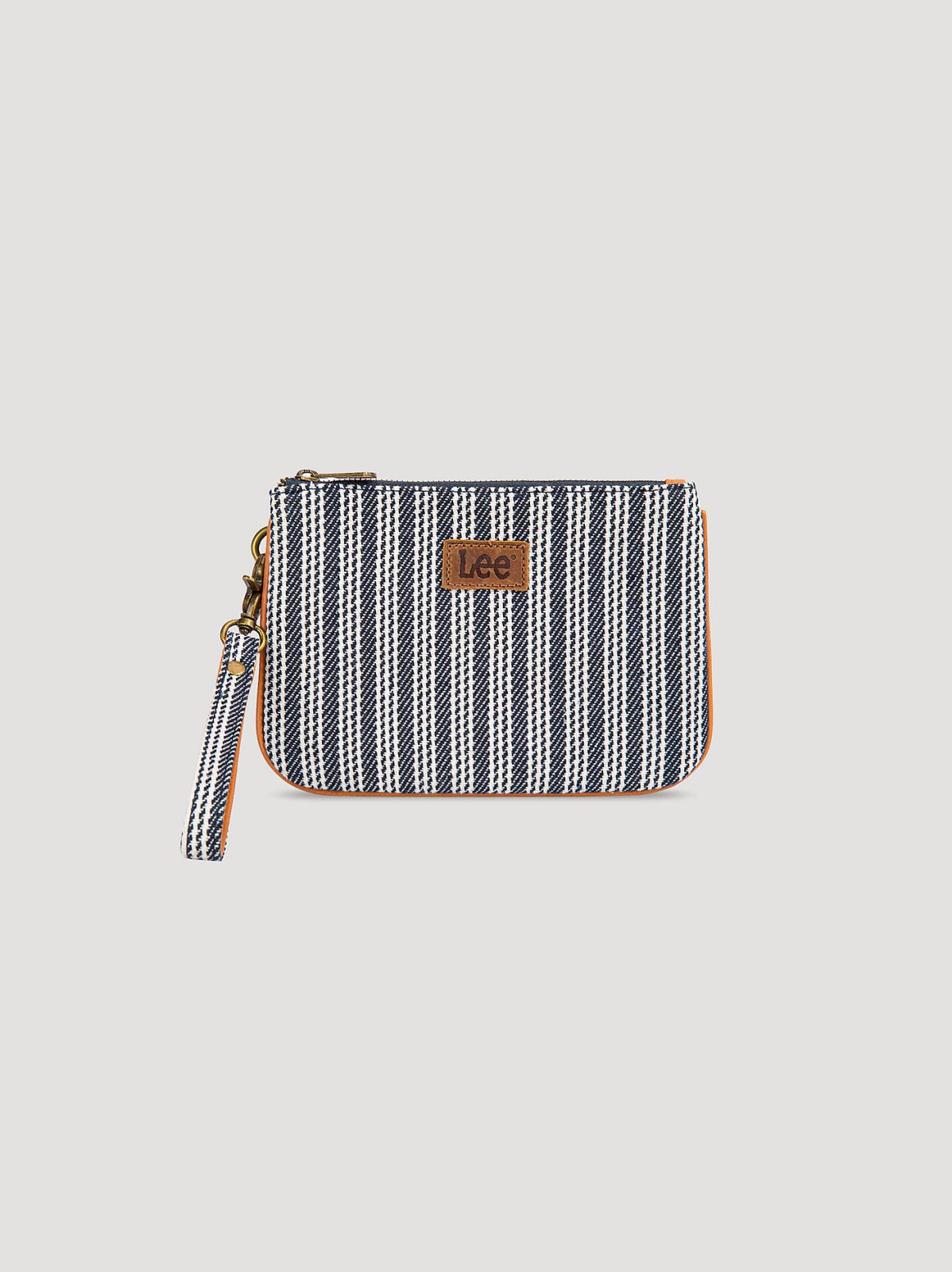 Women's Stripe Logo Wristlet Wallet