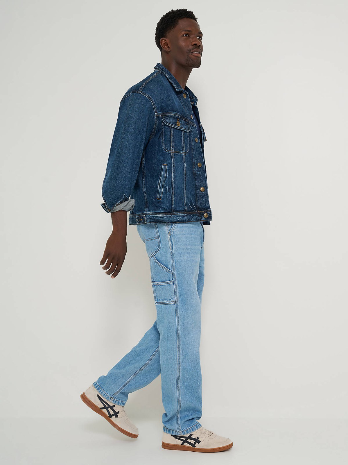 Men's 100% Cotton Loose Straight Carpenter Jean - view 6