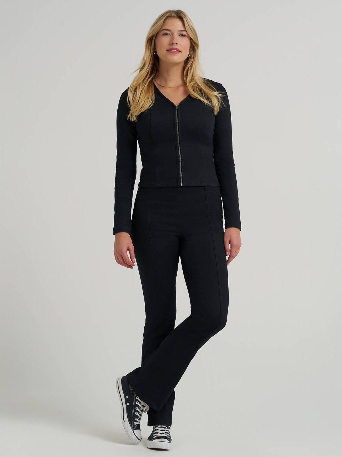 Women's Seamed Zip Front Jacket - view 4