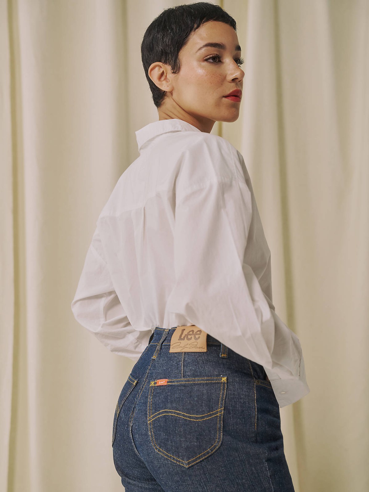 Women's Lee® x Marilyn Monroe High Rise Straight Jean - view 3