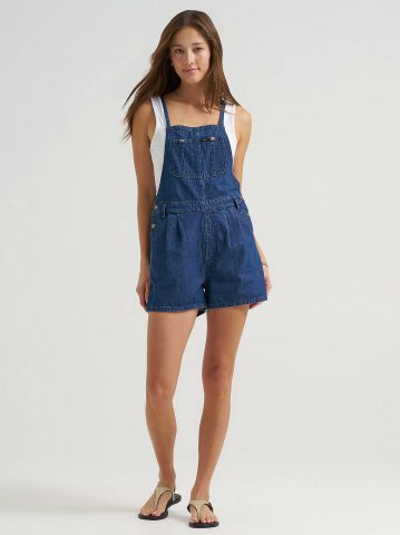 Women's Denim Romper — alternate view