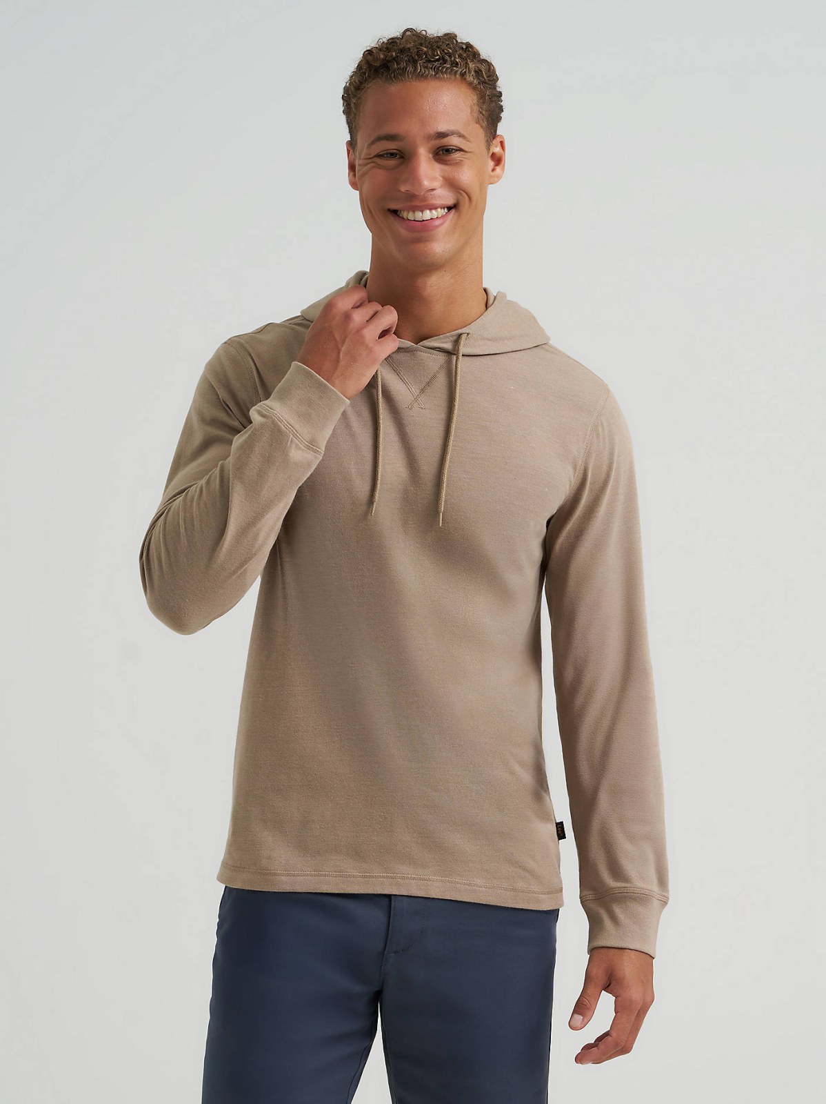 Men's Sueded Jersey Hoodie