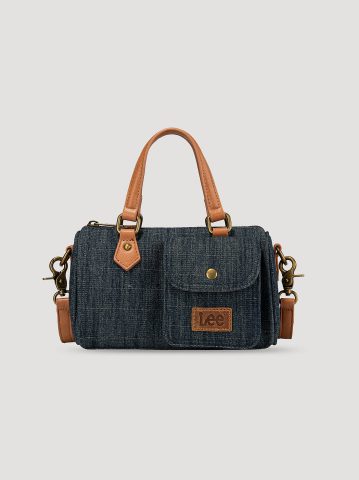Women's Denim Barrel Bag Women's Denim Barrel Bag