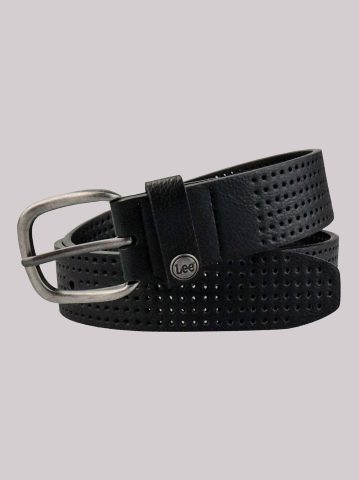 Women's Perforated Leather Belt