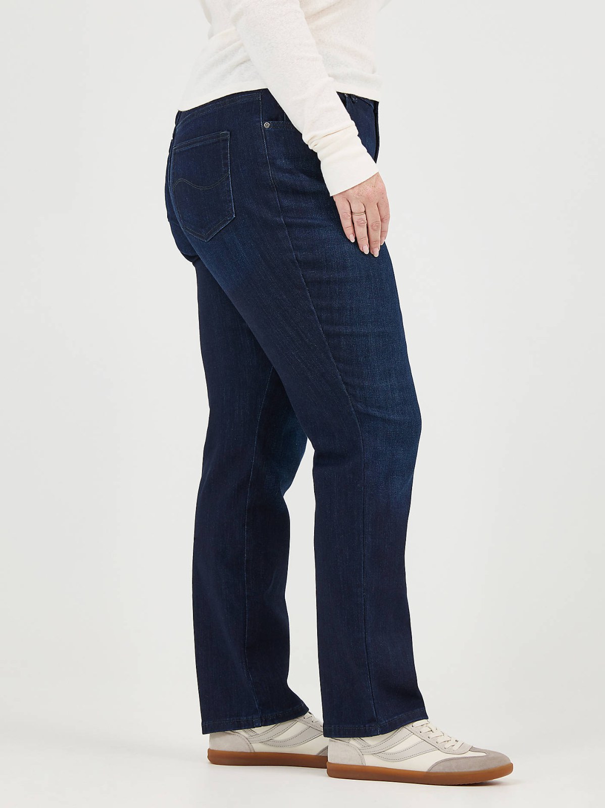 Women’s Stretch Relaxed Fit Straight Leg Jean (Plus) - view 4