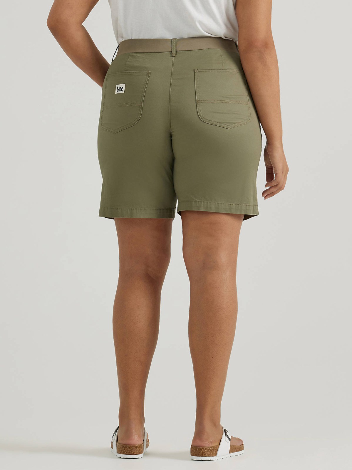 Women's Ultra Lux Comfort with Flex-To-Go Relaxed Fit Utility Bermuda (Plus) - view 3