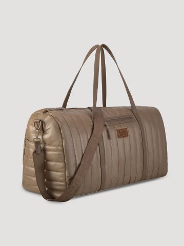 Women's Quilted Puffer Duffle Bag