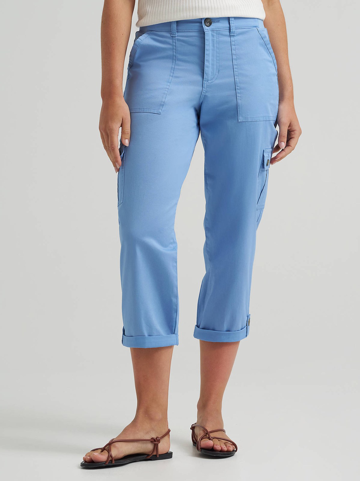 Women's Ultra Lux Comfort with Flex-to-Go Relaxed Fit Cargo Capri - view 2