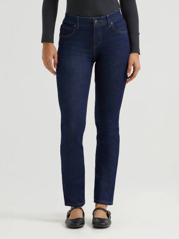 Women's Ultra Lux Comfort Flex Motion Slim Straight Jean with Ever Fit® — alternate view
