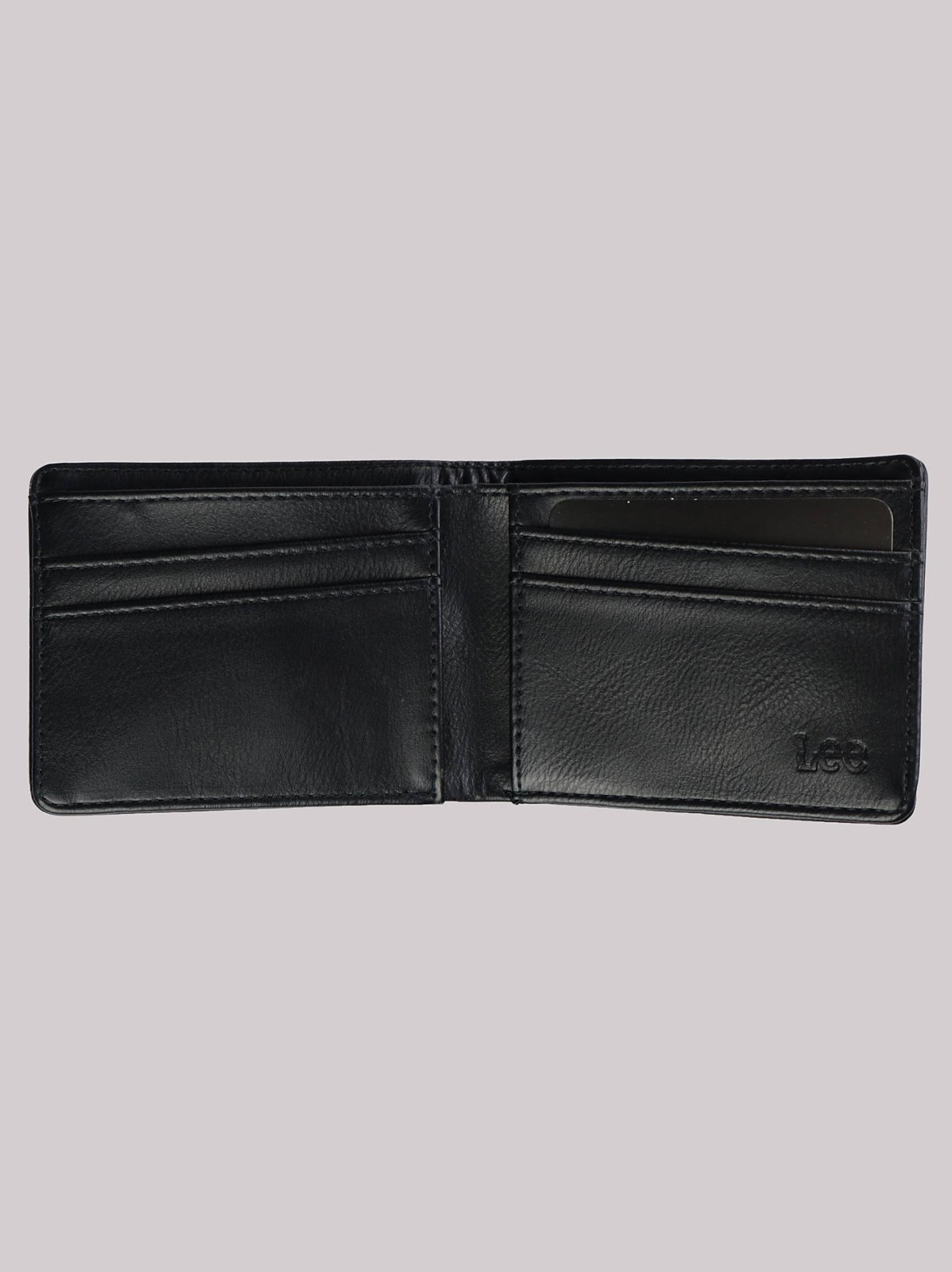 Men's Embossed logo Tumbled Bifold Wallet - view 2