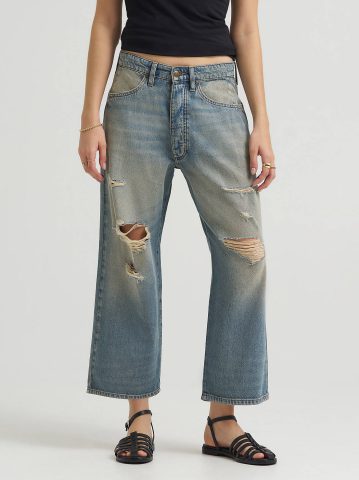 Women's Loose Crop Button-Fly Jean — alternate view