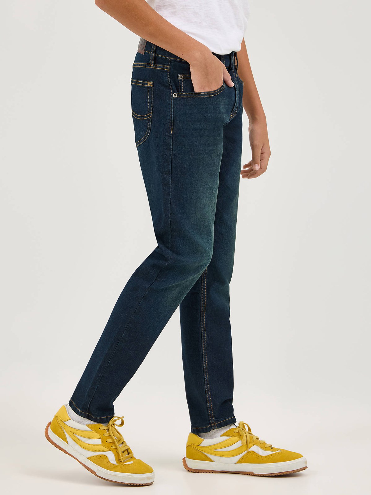 Boy's Slim Straight Stretch Jean - view 4