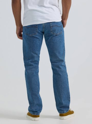 Men's 100% Cotton Regular Fit Straight Leg Heavyweight Jean