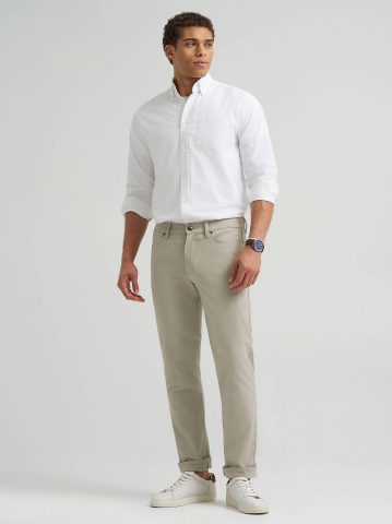 Men's Regular Straight Twill Pant