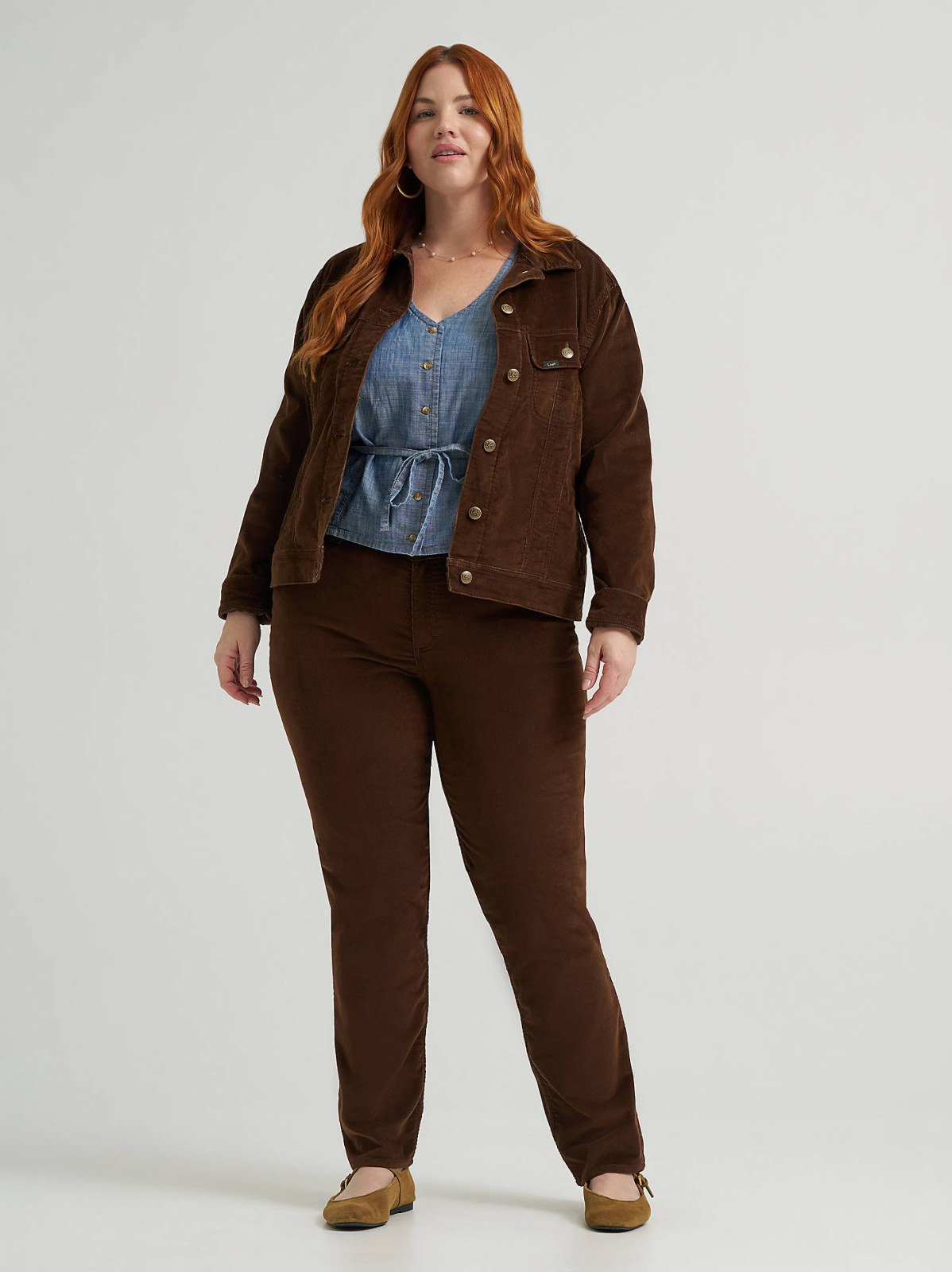 Women's Legendary Corduroy Straight Pant (Plus) - view 2