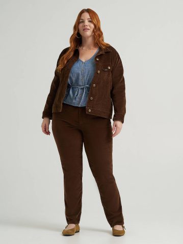 Women's Legendary Corduroy Straight Pant (Plus) — alternate view