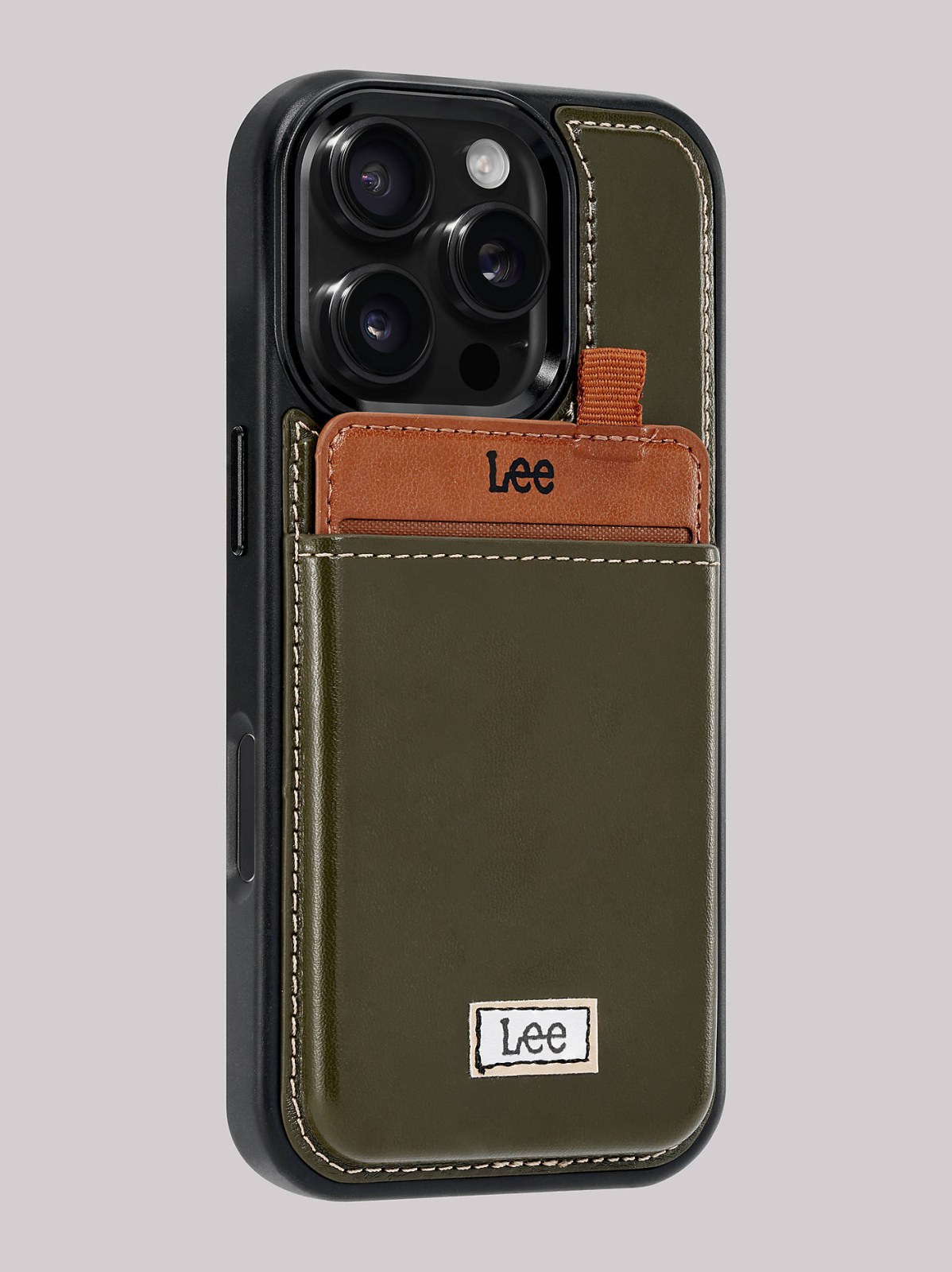 Solid Canvas with Back Patch iPhone Case