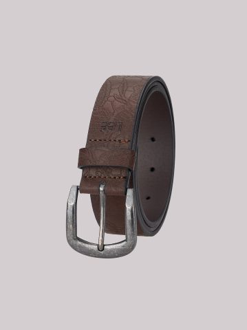 Women's Floral Embossed Belt