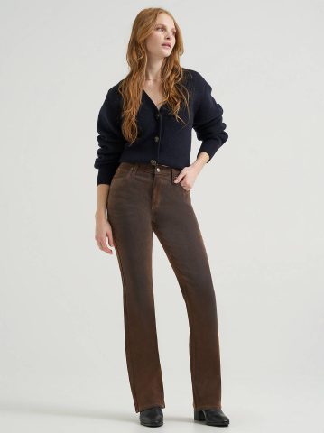 Women's Flocked High Rise Bootcut Jean Women's Flocked High Rise Bootcut Jean