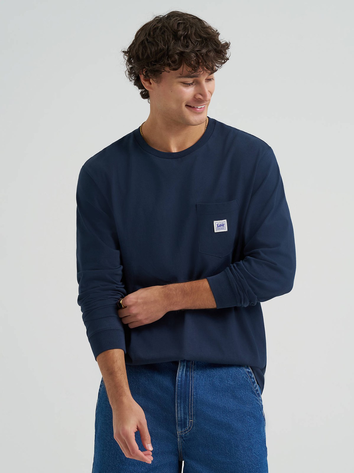 Men's Long Sleeve Workwear Pocket Tee - view 2