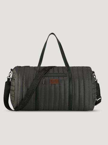 Women's Quilted Puffer Duffle Bag
