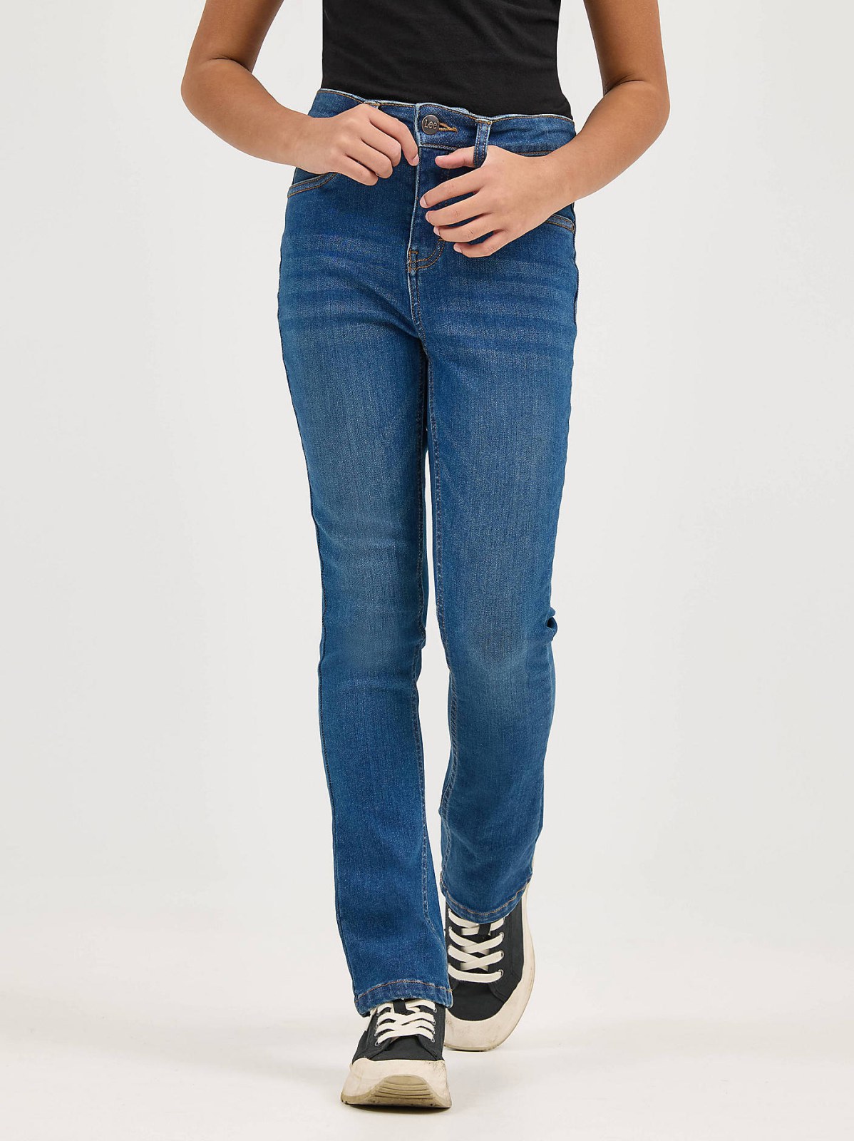 Girl's High Rise Flare Jean - view 2