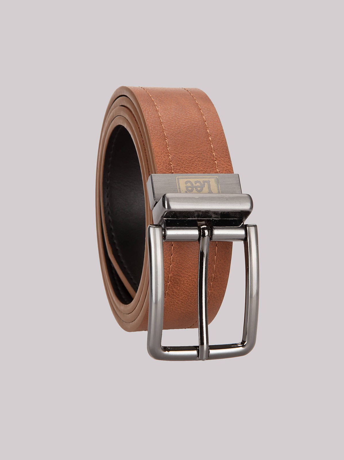 Men's Logo Stamped Reversible Belt - view 3