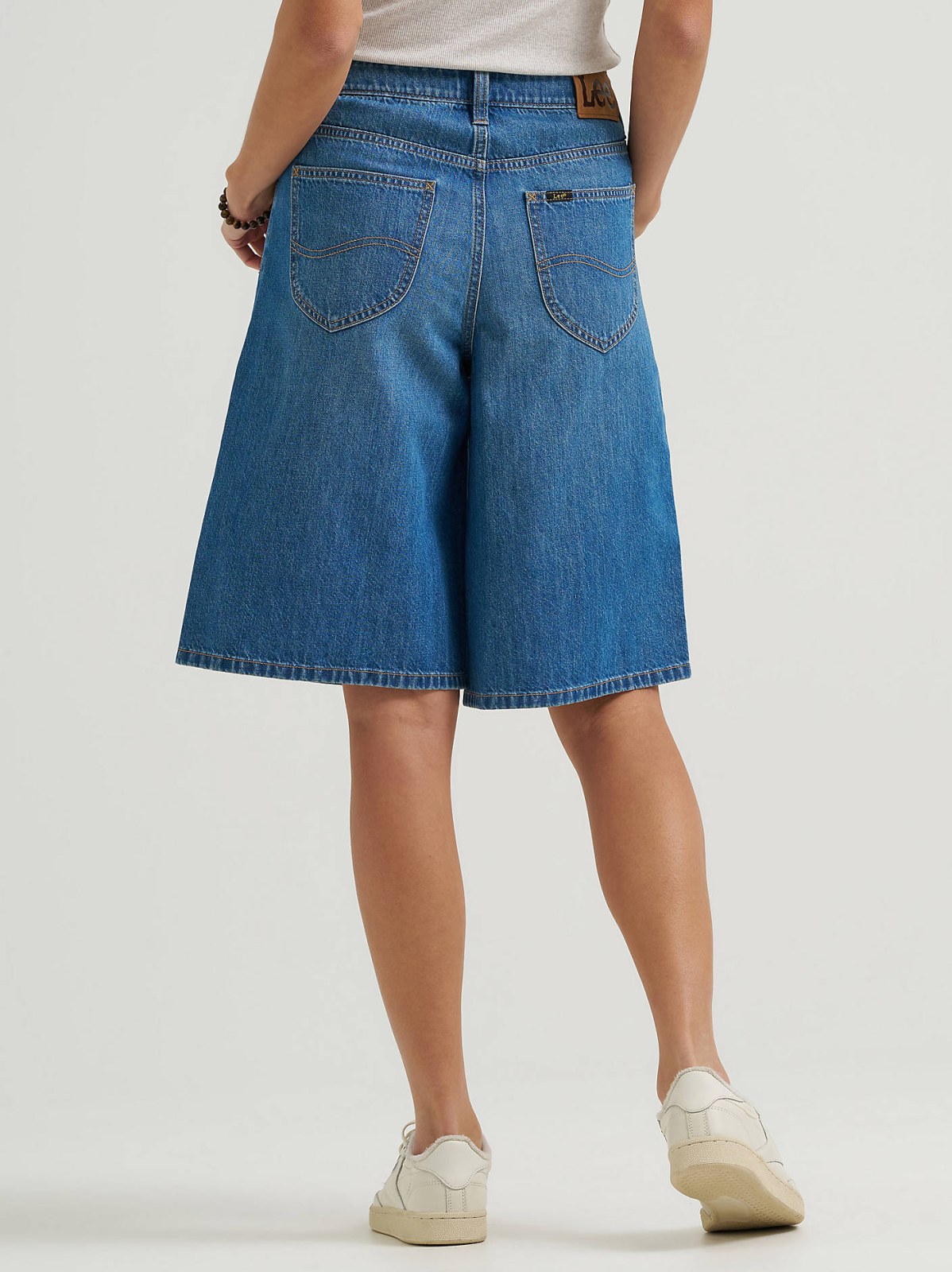 Women's Long Denim Short - view 4