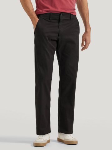 Men's Extreme Motion Flat Front Khaki Pant