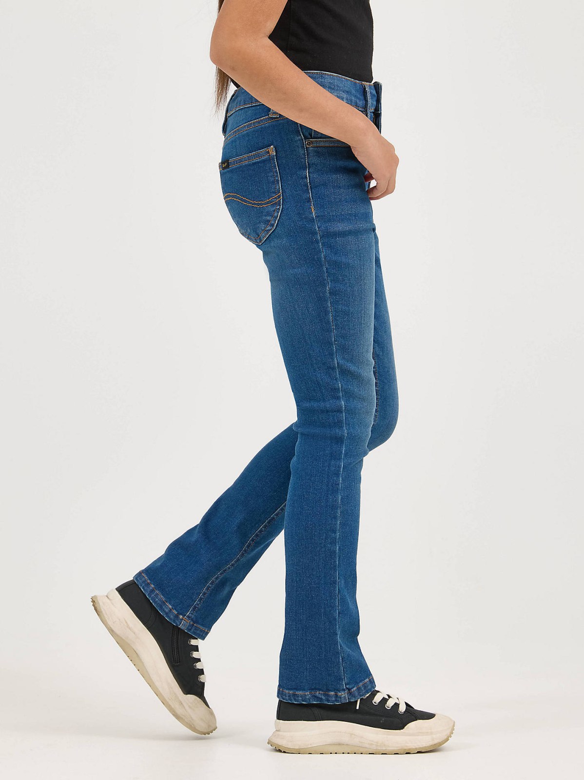 Girl's High Rise Flare Jean - view 4