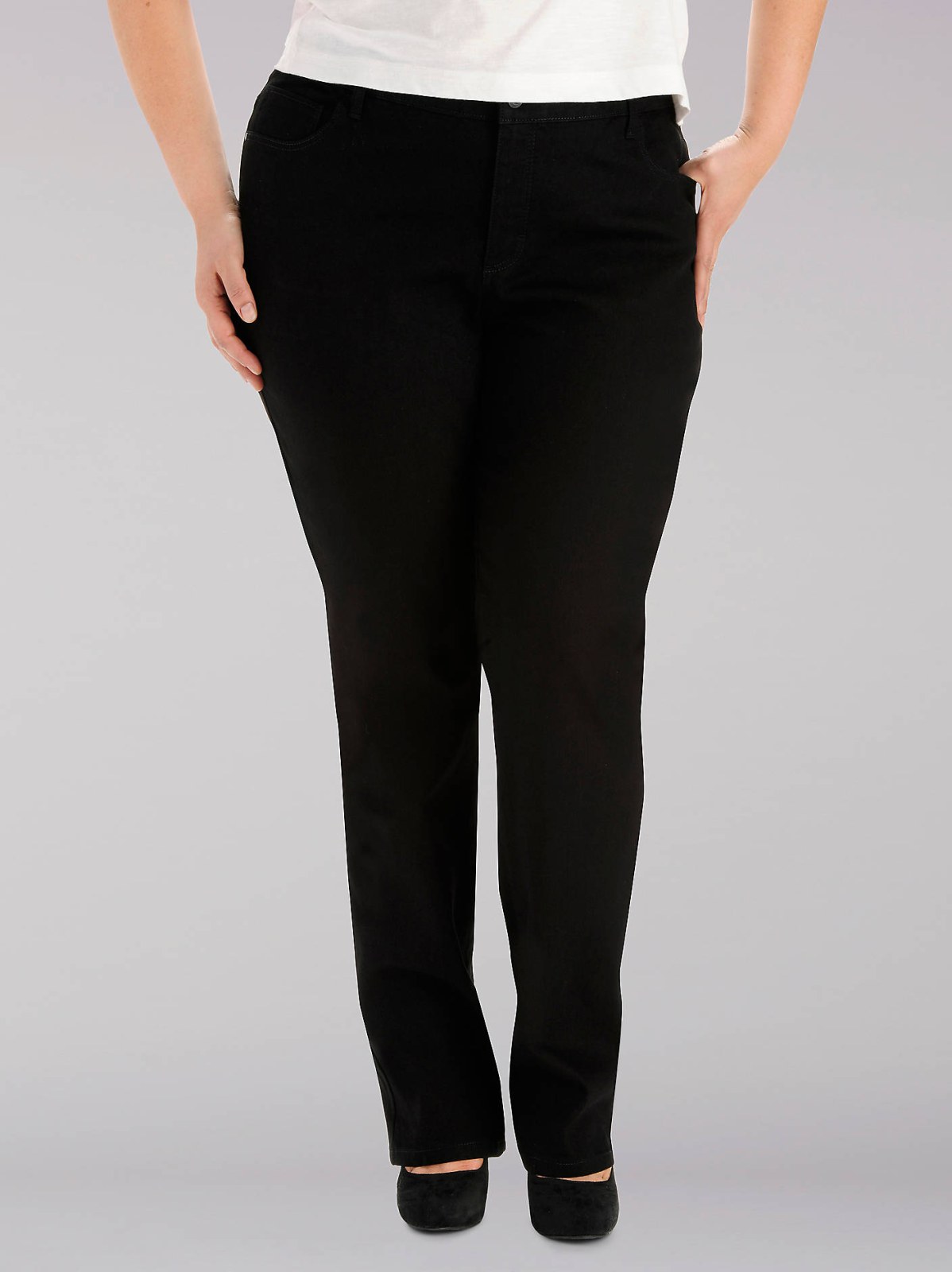 Women's Instantly Slims Relaxed Fit Straight Leg Jean (Plus)